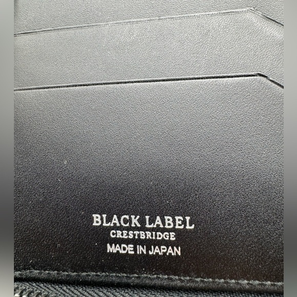 Burberry-Authentic-Black Label Crestridge Double Zippy Wallet/Organizer Like New - Picture 11 of 15